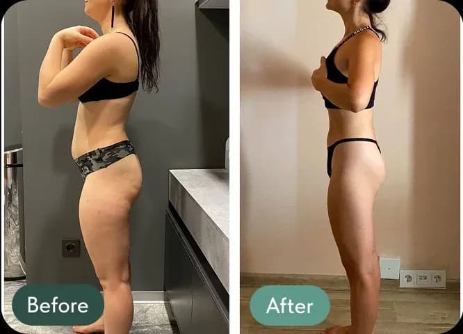 “I’ve completely changed… It’s scary to imagine what would have happened to me if I hadn’t started this journey”. Overall slimmer appearance — the body looks more toned. Reduced body fat — less visible fat on the stomach, hips, and legs, giving a more defined shape because of the work with the internal organs and the diaphragms. Better posture — due to the work with the alignment of the body. Reduced double chin — due to the restored blood and lymphatic circulation and less swelling. Skin is smoother and tighter. Reduced puffiness — overall reduction in water retention makes the body appear more sculpted