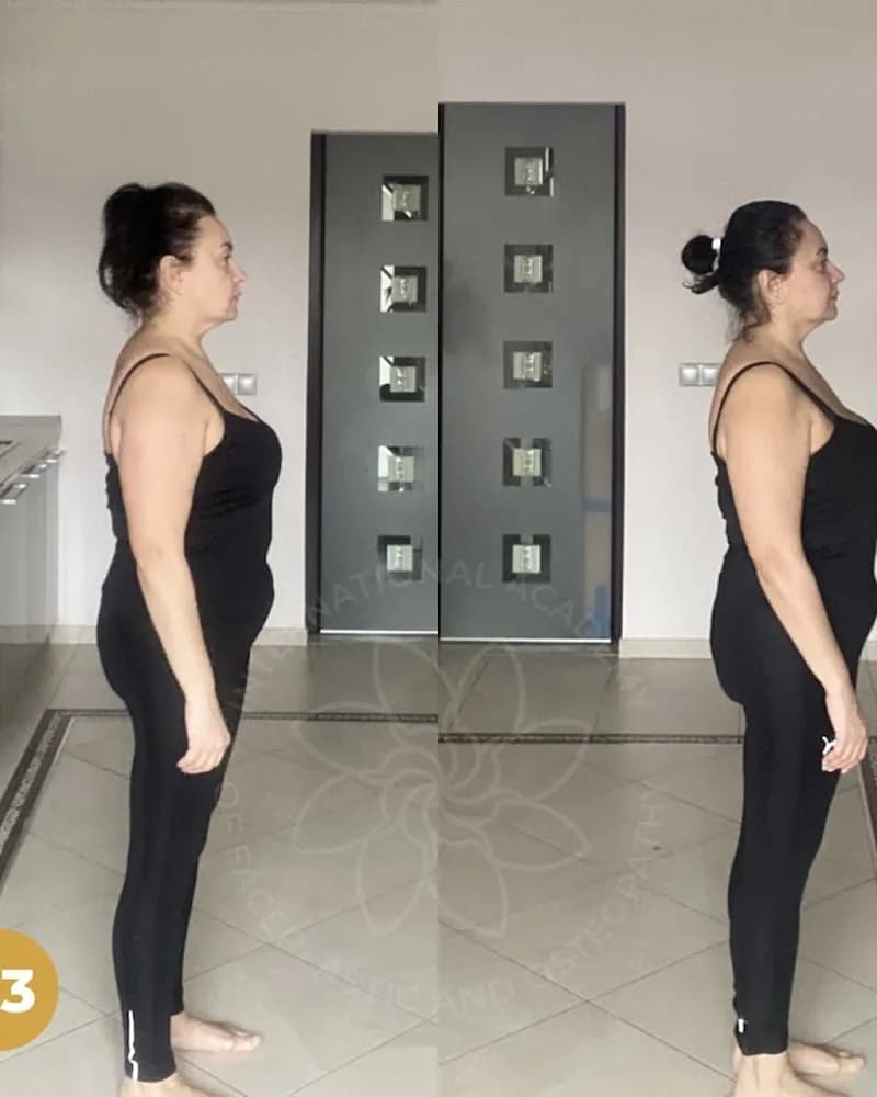 Participant before and after 5