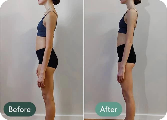 Participant result 3: before and after