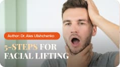 5-steps for facial lifting