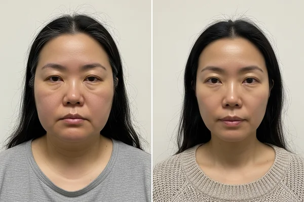 Before and after result 2